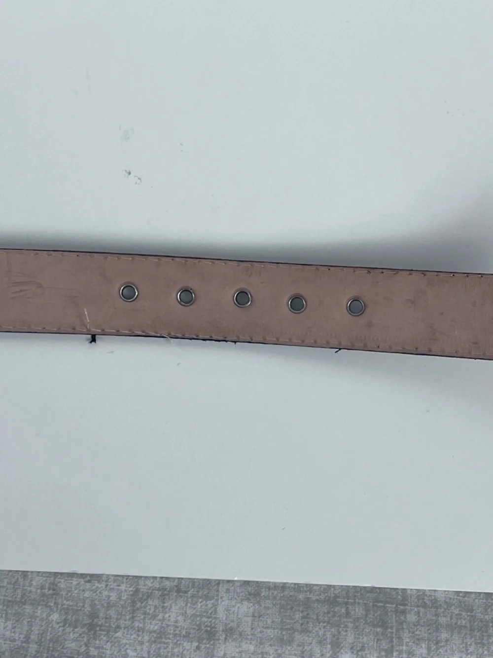Women's Western Cowgirl Leather Belt withEmbroidered HorseShoe Floral Pattern 36